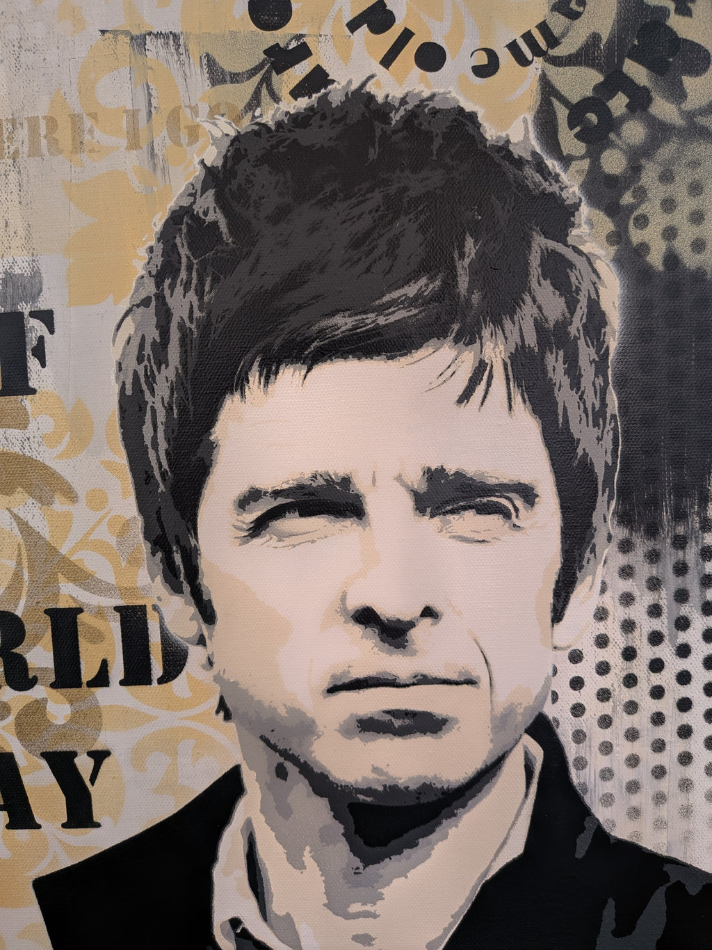 "Half The World Away" original canvas painting 60x42cm