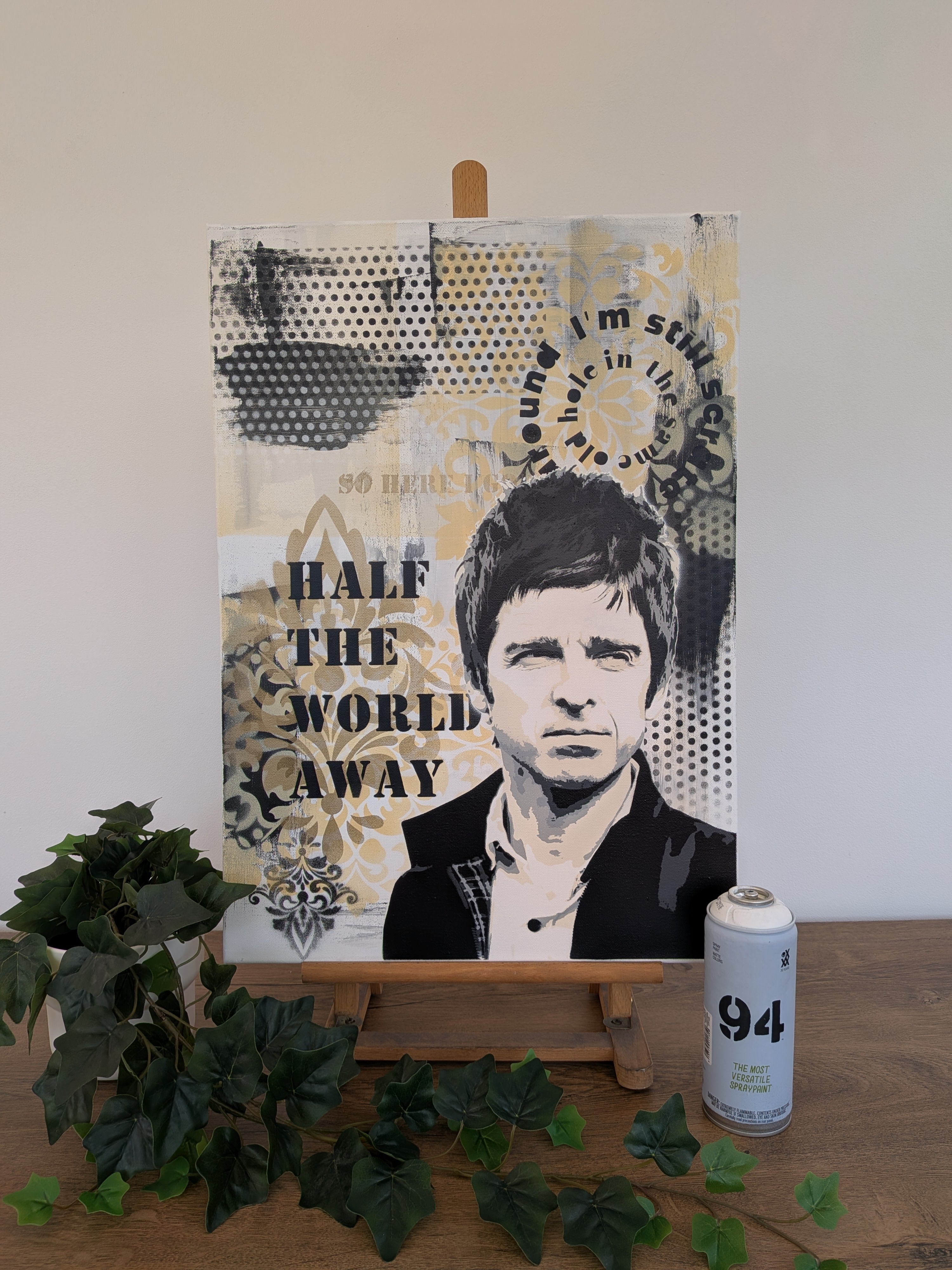 "Half The World Away" original canvas painting 60x42cm