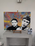"Happy Mondays" original canvas painting 84x60cm