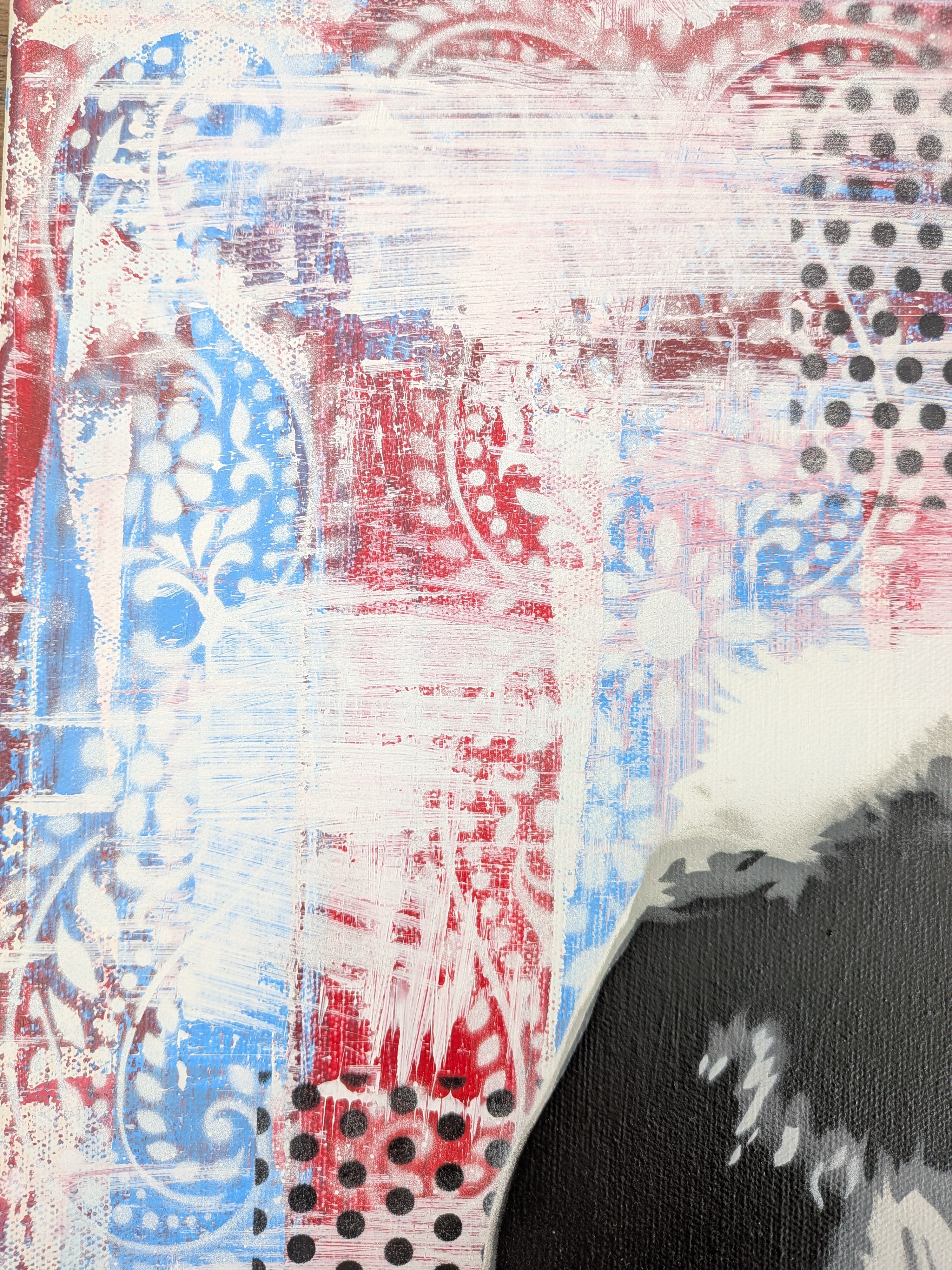 "Weller" original canvas painting 42x60cm