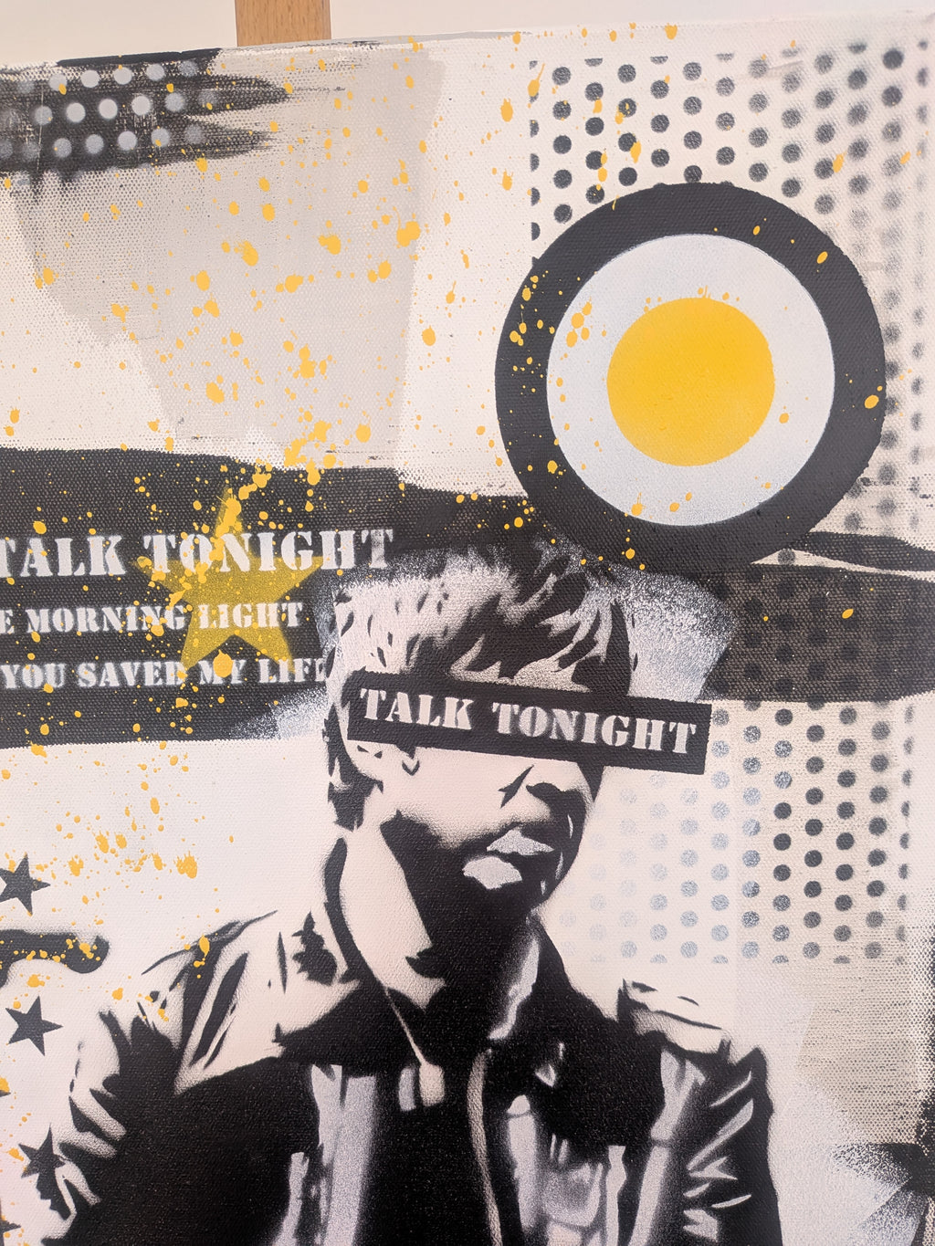 "Talk Tonight" original canvas painting