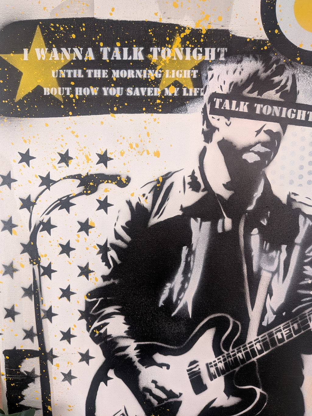 "Talk Tonight" original canvas painting