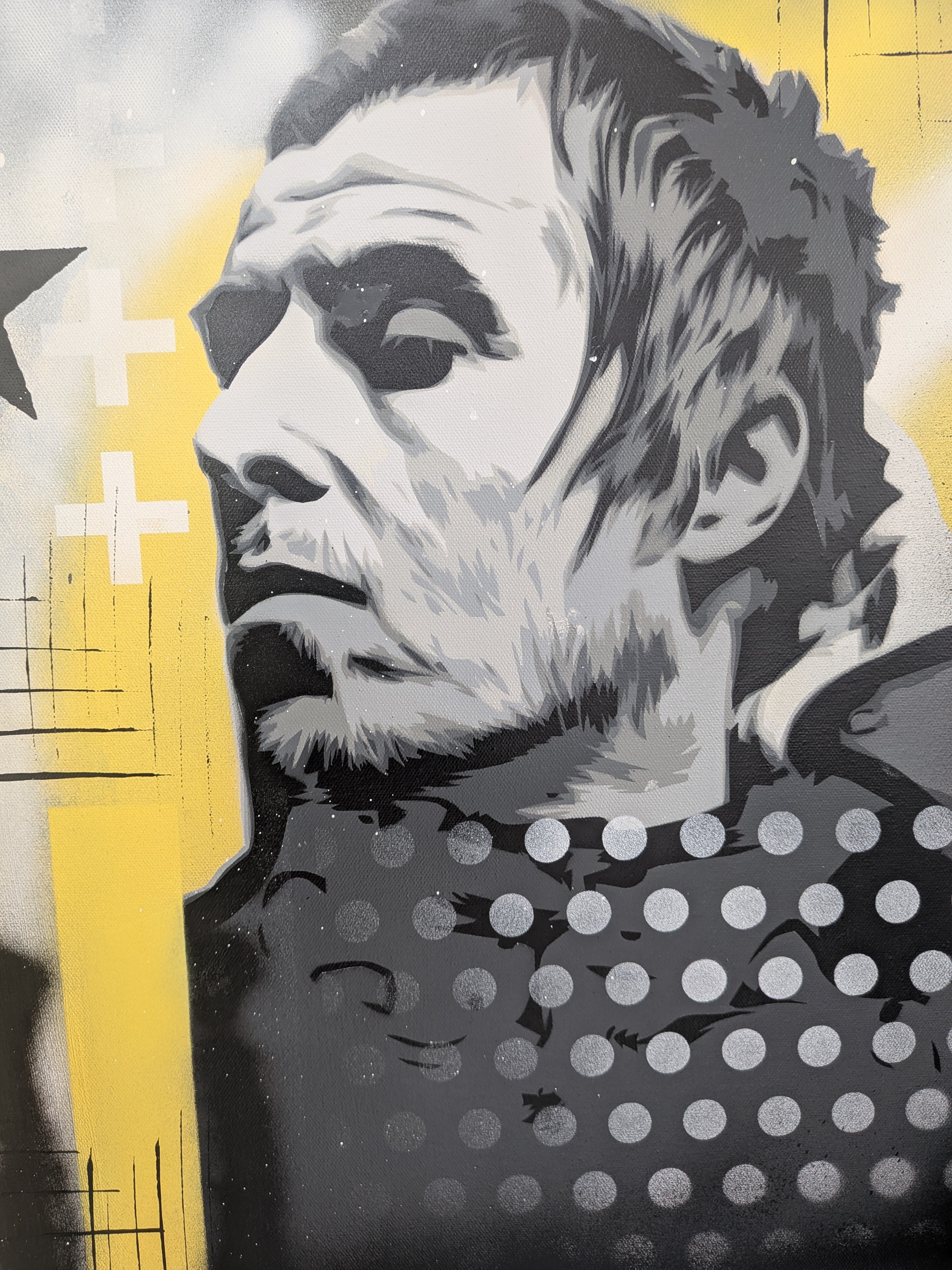 "Liam Gallagher" original canvas painting 76x51cm
