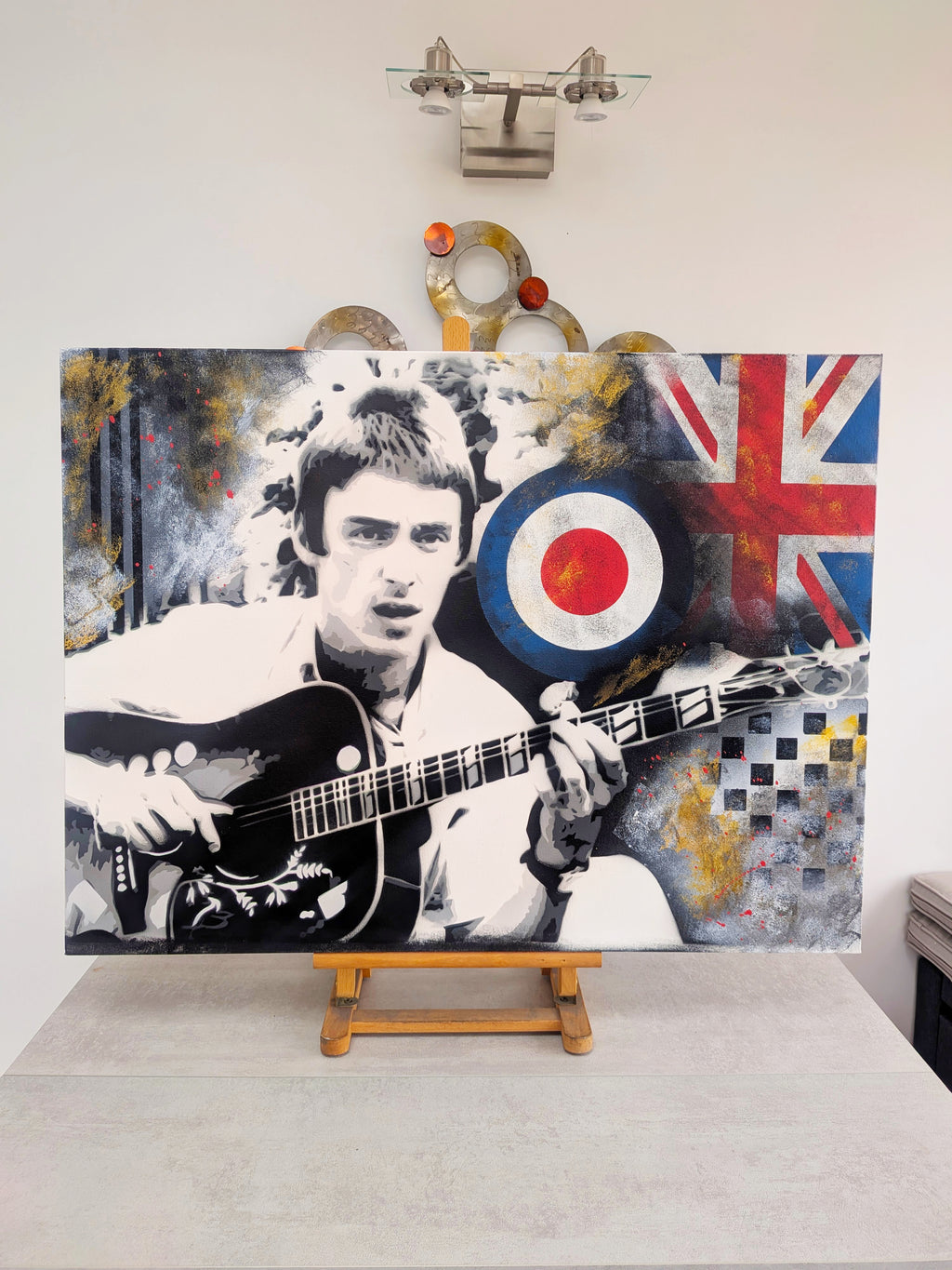 "The Modfather" original canvas painting 80x60cm