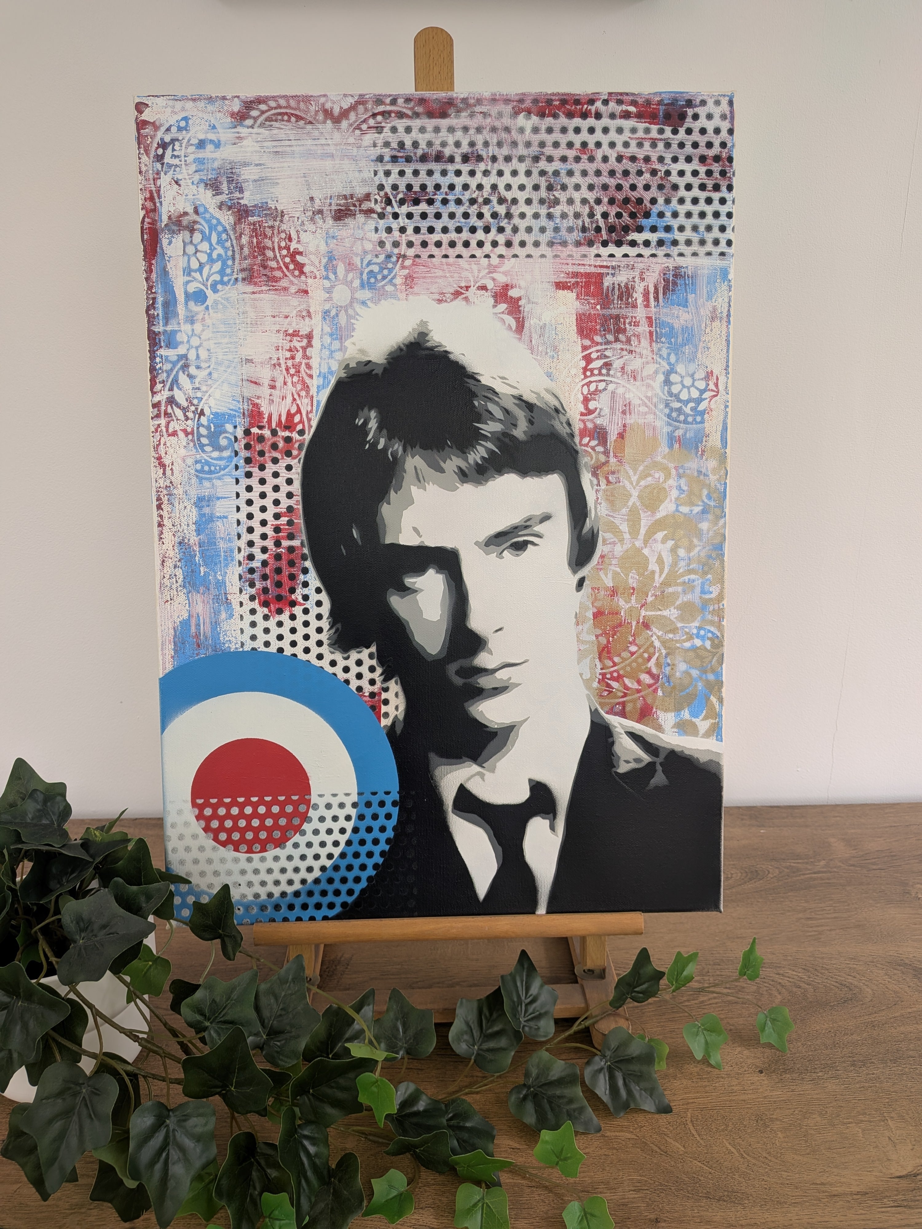 "Weller" original canvas painting 42x60cm